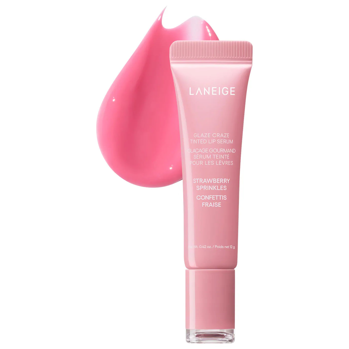 Glaze Craze Tinted Polypeptide Lip Serum / Strawberry Sprinkles - LANEIGE.