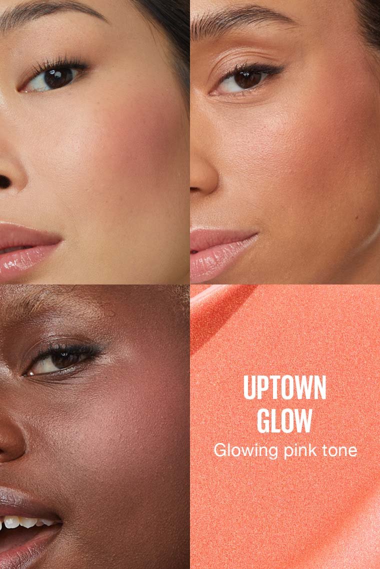 SUNKISSER MULTI-USE LIQUID BLUSH AND BRONZER, FACE MAKEUP / 02 UPTOWN GLOW - MAYBELLINE.