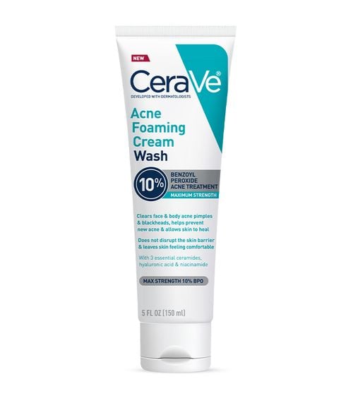 Acne Foaming Cream Wash 10% 150ml - CeraVe.