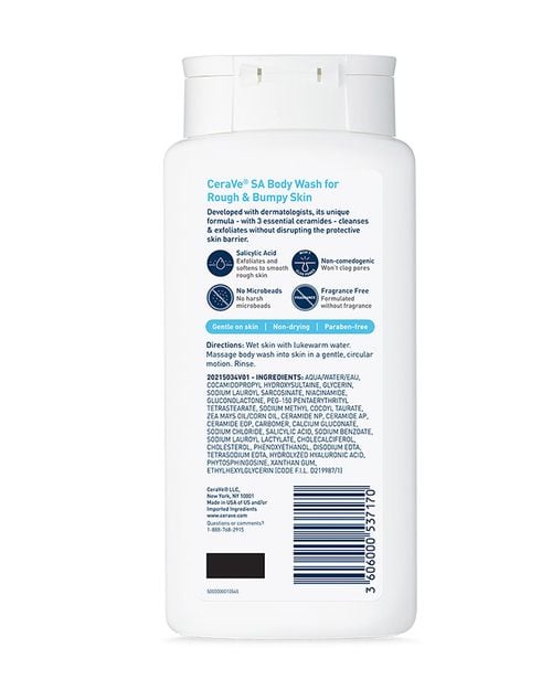 SA Body Wash for Rough & Bumpy Skin 296ml- CeraVe.