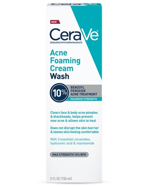 Acne Foaming Cream Wash 10% 150ml - CeraVe.