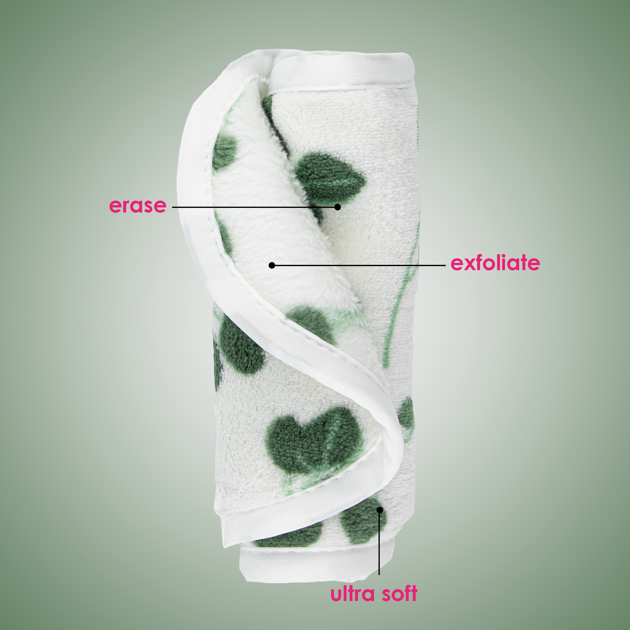 Eucalyptus Print  MakeUp Eraser.