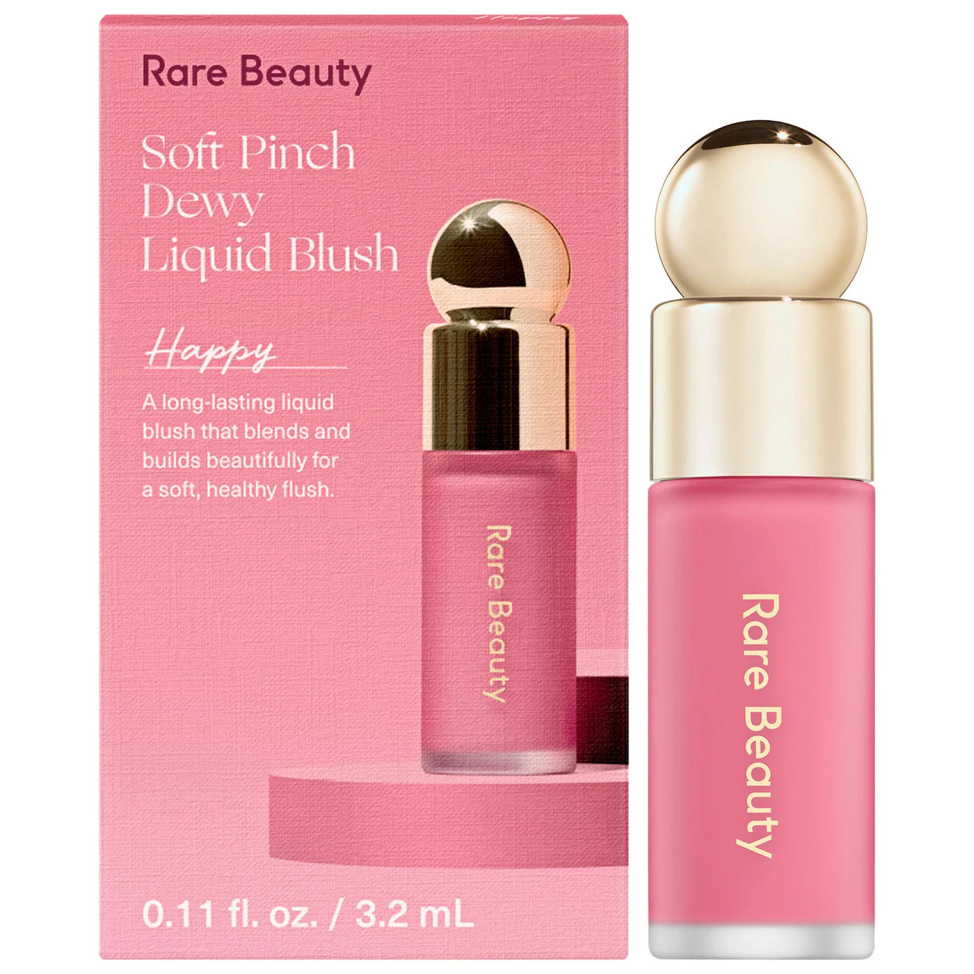 Mini Soft Pinch Liquid Blush / Happy - Rare Beauty by Selena Gomez.