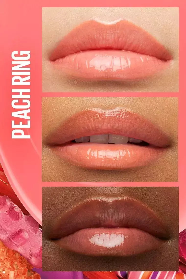 LIFTER GLOSS® LIP GLOSS MAKEUP WITH HYALURONIC ACID / 022 PEACH RING - MAYBELLINE.