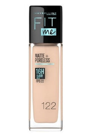 FIT ME® MATTE + PORELESS FOUNDATION/ 122 CREAMY BEIGE - MAYBELLINE.