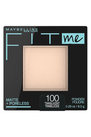 FIT ME® MATTE + PORELESS POWDER / 100 TRANSLUCENT- MAYBELLINE.