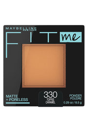 FIT ME® MATTE + PORELESS POWDER / 330 TOFFE CARAMEL - MAYBELLINE.