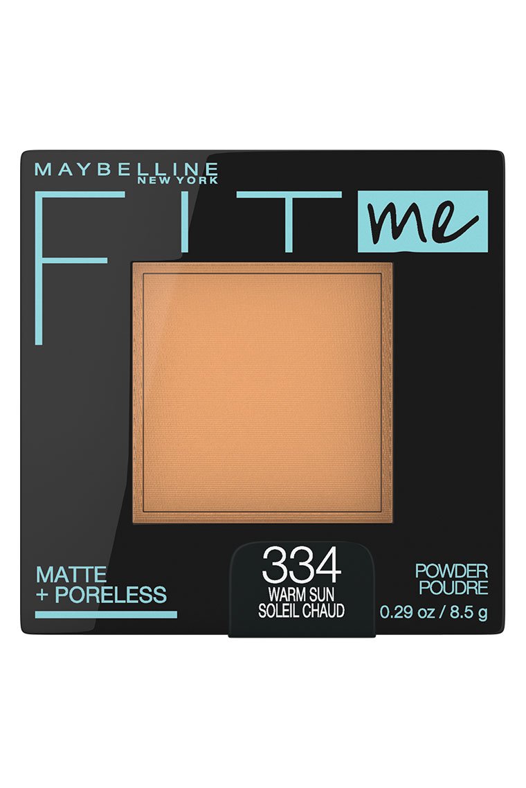 FIT ME® MATTE + PORELESS POWDER / 334 WARM SUN - MAYBELLINE.