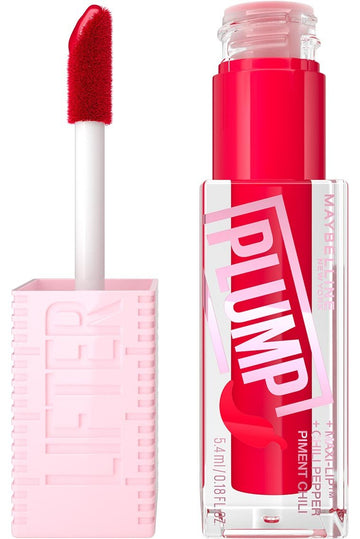LIFTER PLUMP® LIP PLUMPING GLOSS MAKEUP / 004 RED FLAG - MAYBELLINE.