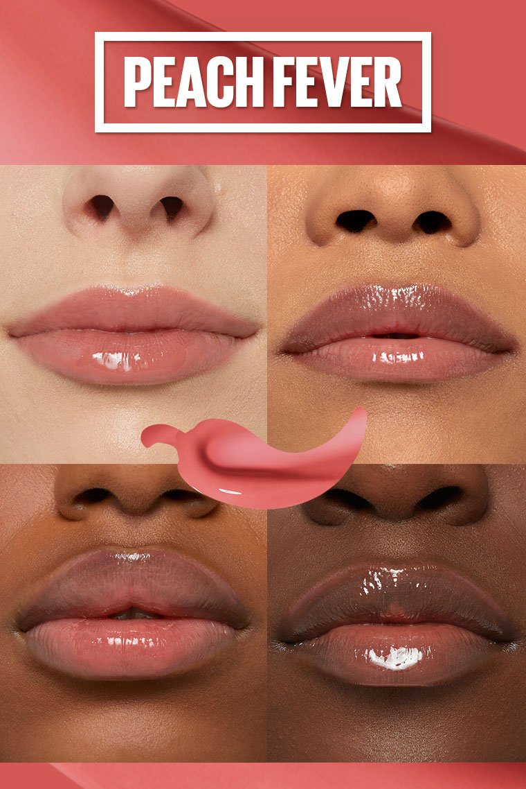 LIFTER PLUMP® LIP PLUMPING GLOSS MAKEUP / 005 PEACH FEVER - MAYBELLINE.