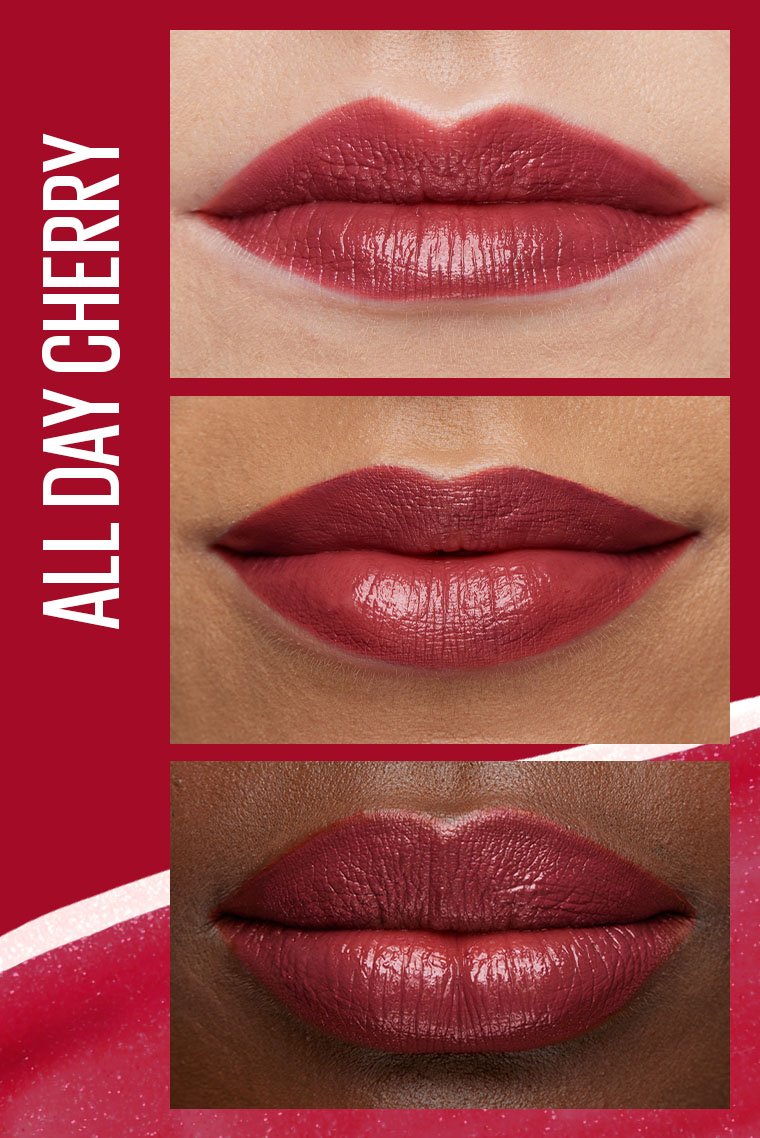 Super Stay 24® 2-Step Liquid Lipstick Makeup /015 All Day Cherry - MAYBELLINE.