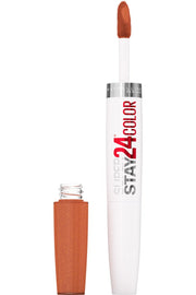 Super Stay 24® 2-Step Liquid Lipstick Makeup /910 Copper Glisten- MAYBELLINE.