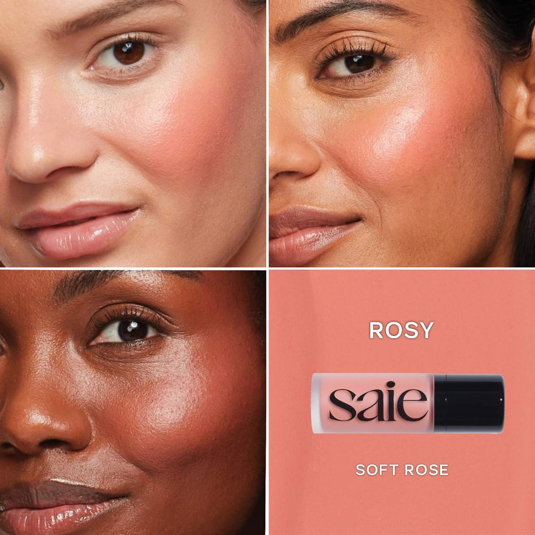 Dew Blush Blendable Liquid Blush / Rosy - Saie.