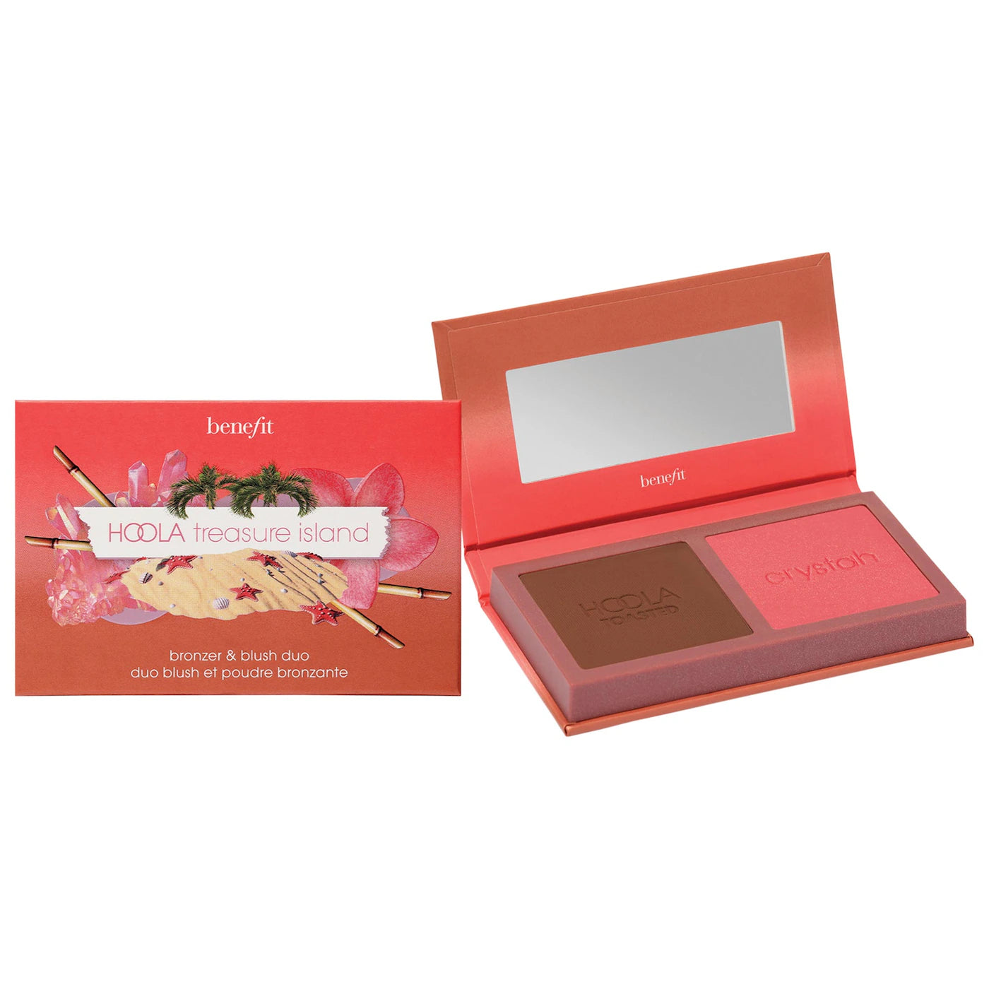 Hoola & WANDERful World Duo Mini Bronzer & Blush Value Set/Hoola Treasure Island - Hoola Toasted- Benefit  - PREVENTA.