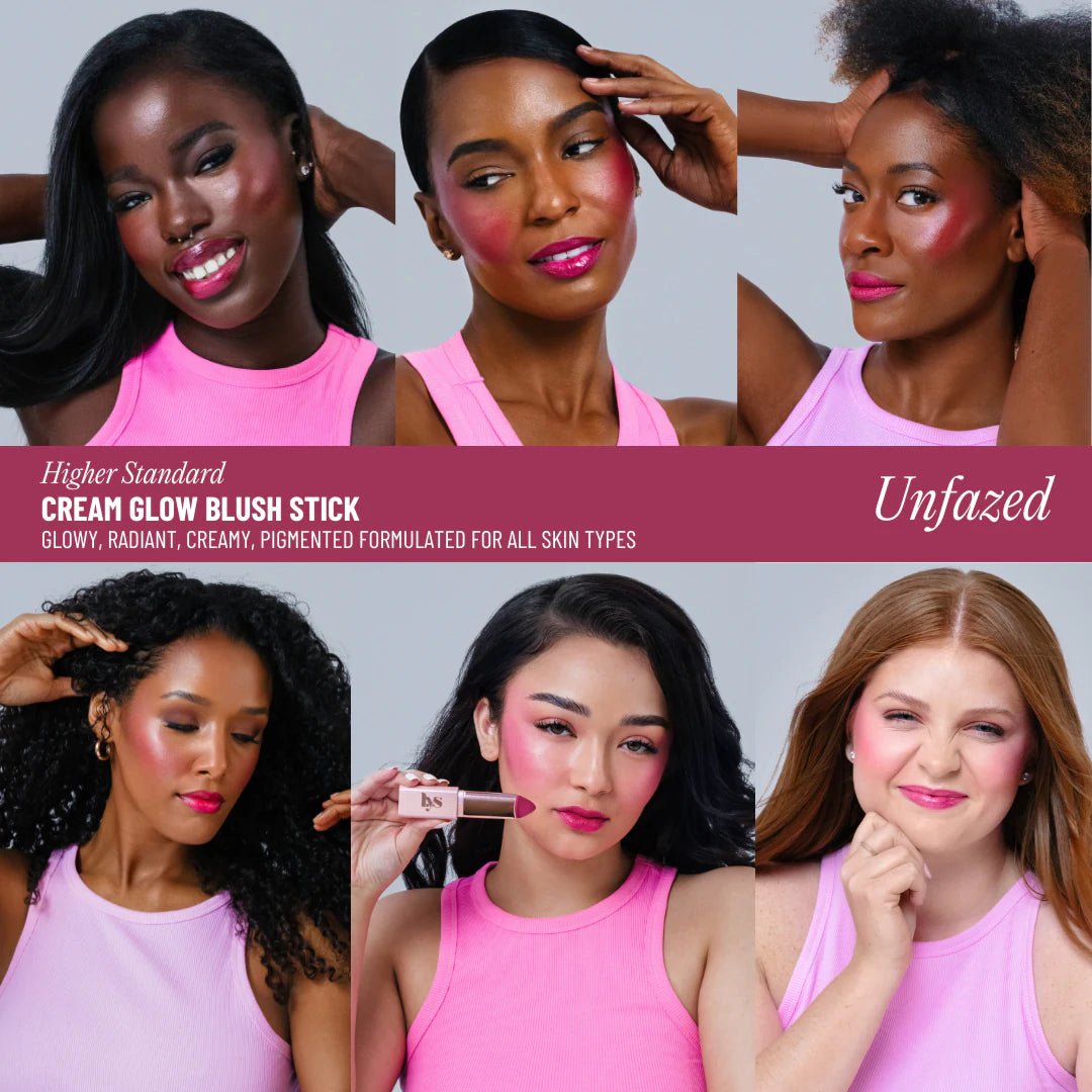 Higher Standard Cream Glow Blush Sticks - Unfazed- LYS Beauty.