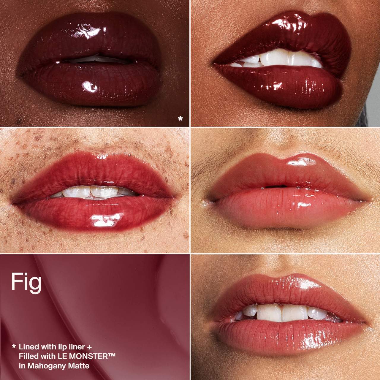 PhD Hybrid Lip Glaze Plumping Gloss /  Fig - HAUS LABS BY LADY GAGA.