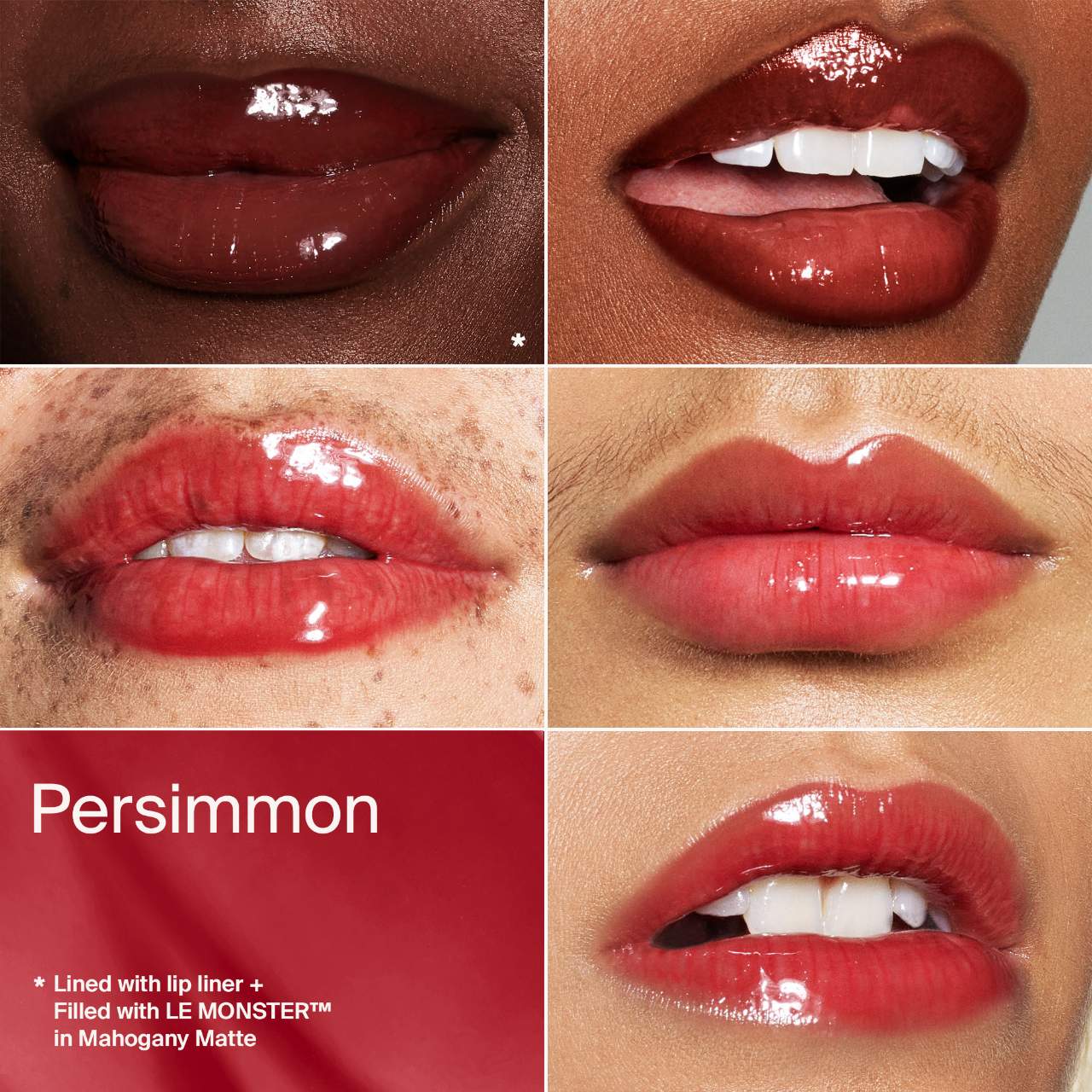 PhD Hybrid Lip Glaze Plumping Gloss / Persimmon- HAUS LABS BY LADY GAGA.