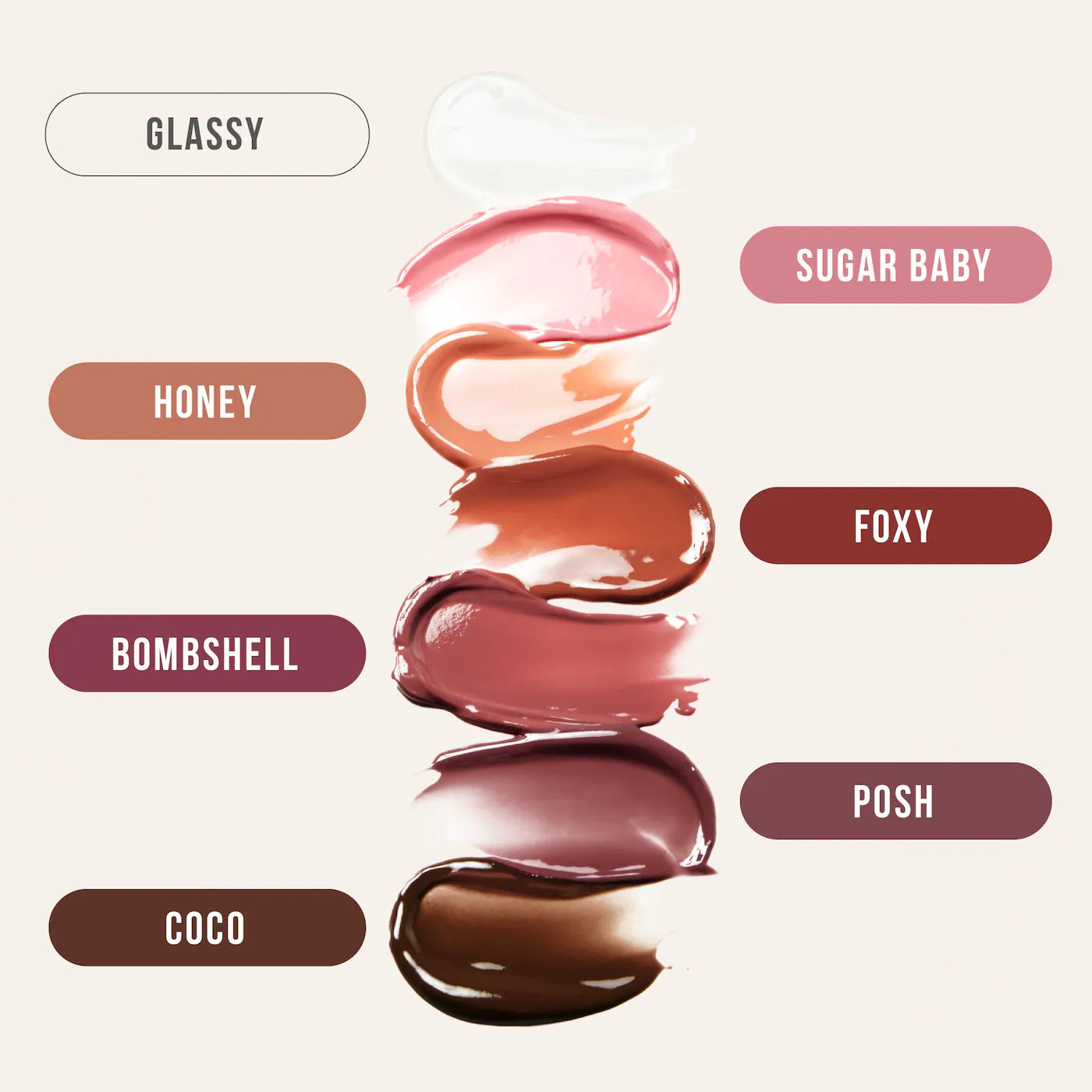 Faux Filler Shiny Non-Sticky Lip Gloss/ Foxy -Huda Beauty - PREVENTA.