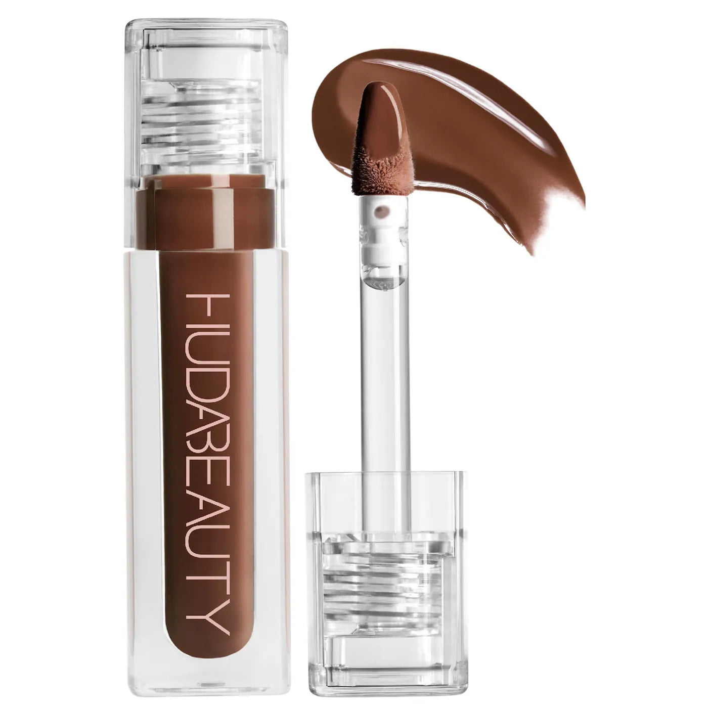 Faux Filler Shiny Non-Sticky Lip Gloss/ Coco -Huda Beauty - PREVENTA.