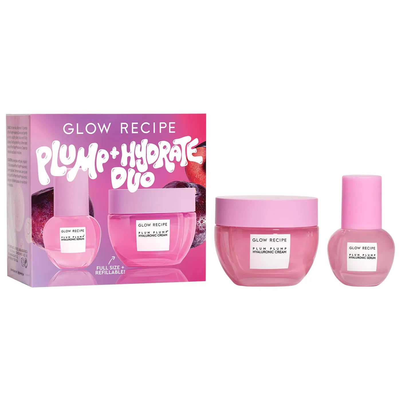 Plump + Hydrate Duo /Glow Recipe- PREVENTA.