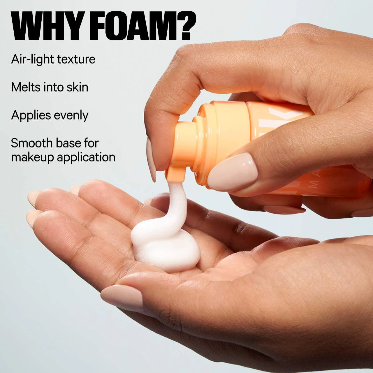 Cloud Glow Priming Foam With Brightening Turmeric -Milk Makeup- PREVENTA.