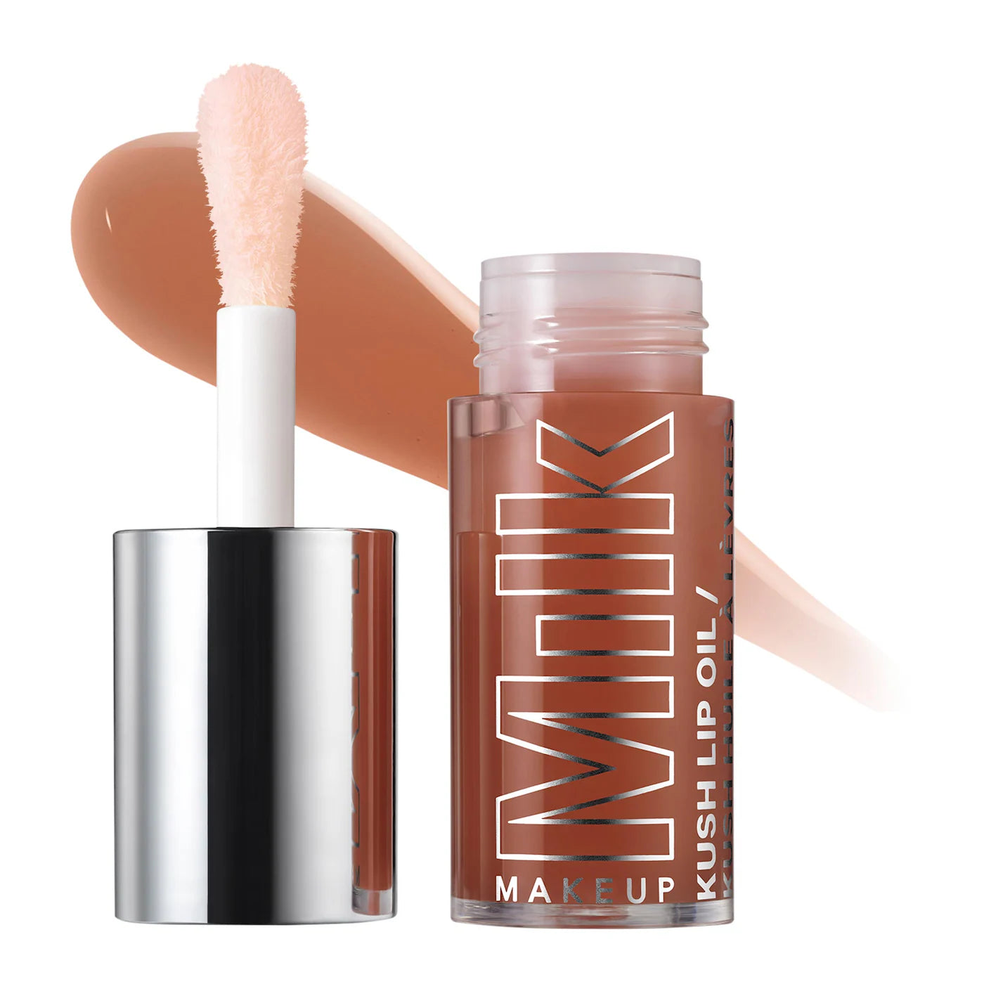 KUSH Hydrating Sheer Lip Oil/ Chocolate Cake -Milk Makeup- PREVENTA.