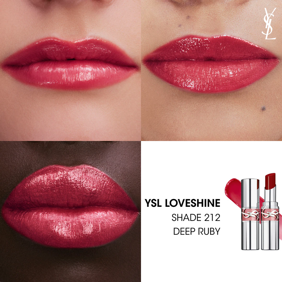 YSL Loveshine Lip Oil Stick /212 Deep Ruby - Yves Saint Laurent- PREVENTA.