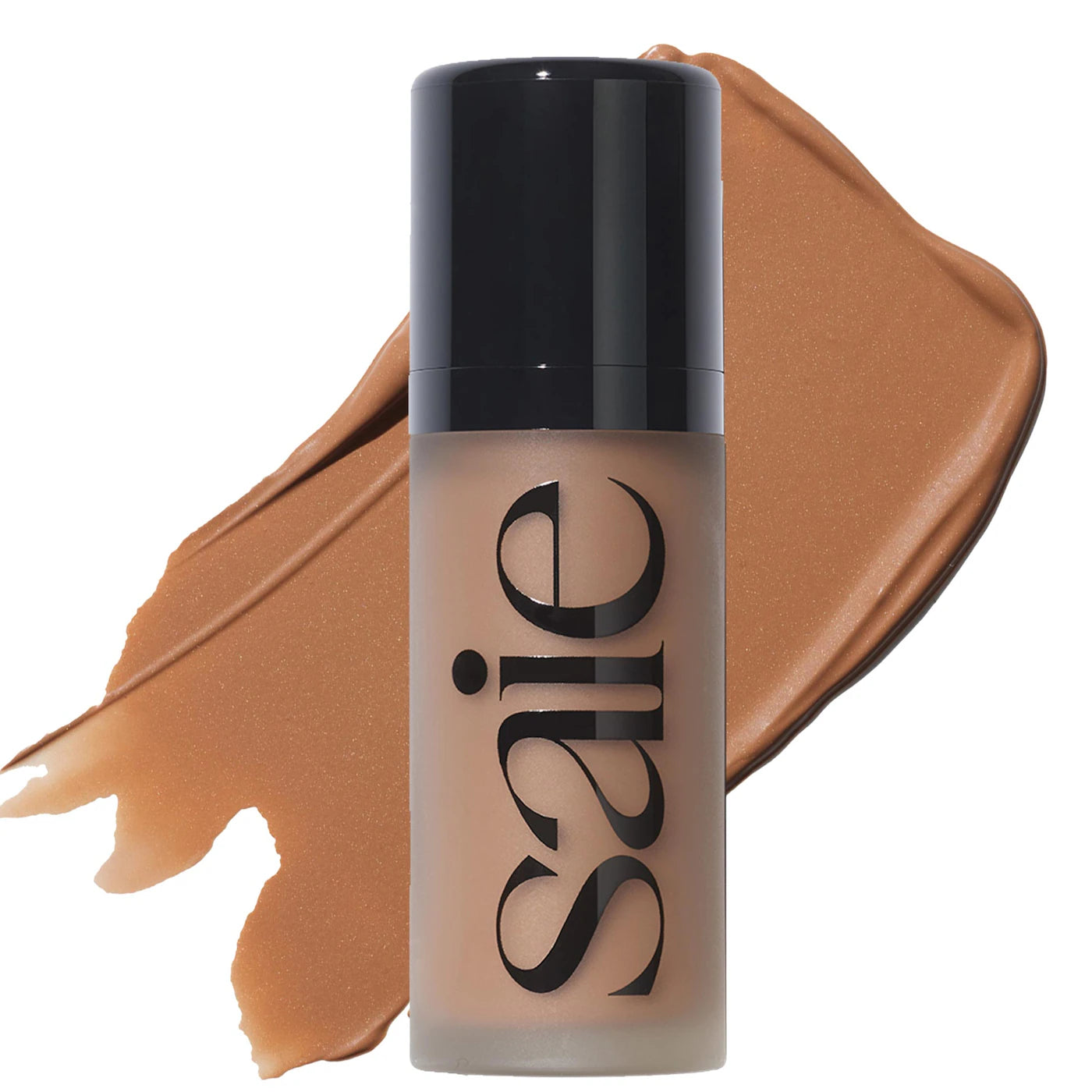 Dew Bronze Soft-Focus Effortless Liquid Bronzer / Sand  - Saie.