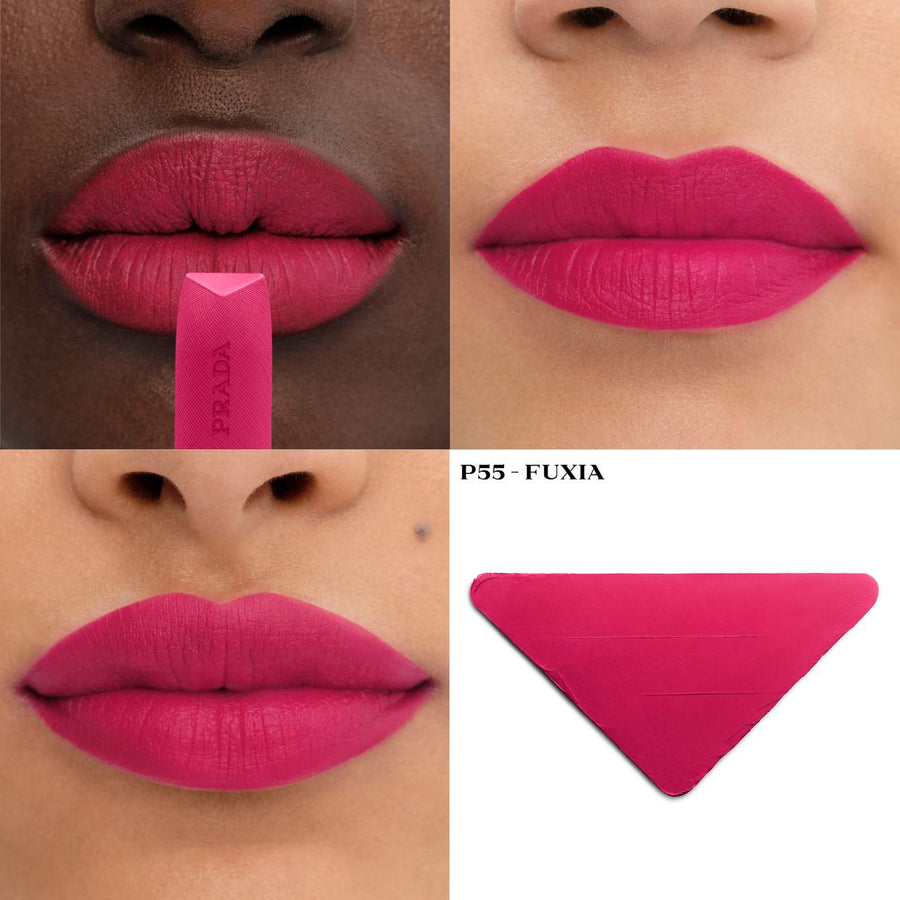Monochrome Hyper Matte Refillable Lipstick /P55 FUXIA- Prada Beauty - PREVENTA