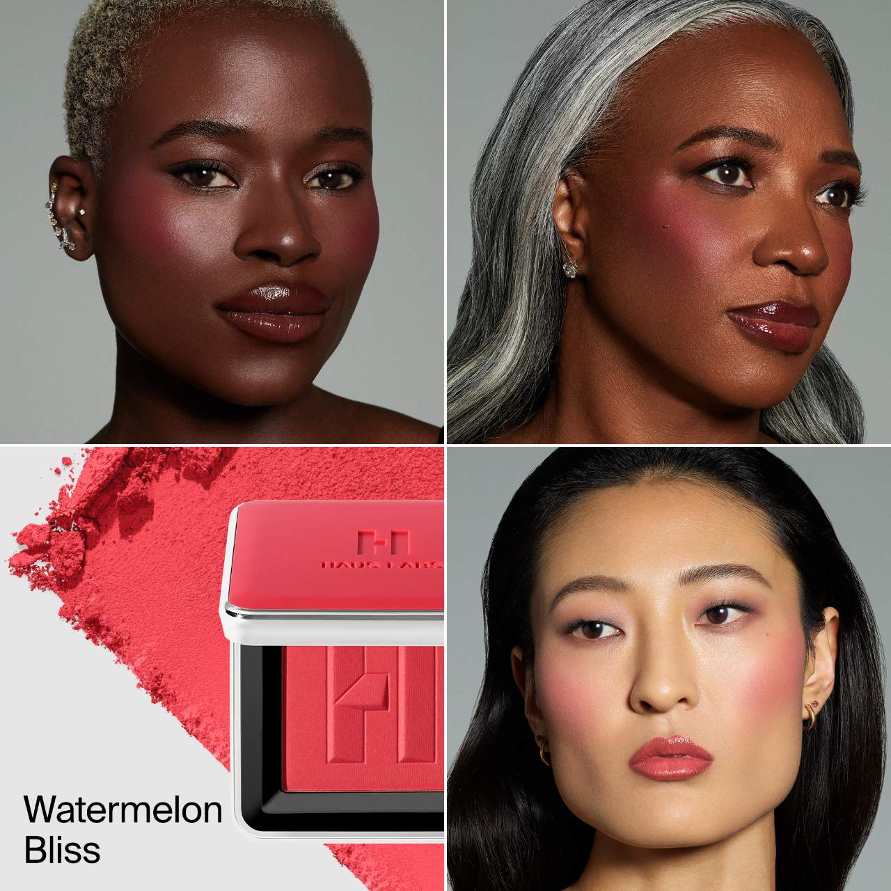 Color Fuse Talc-Free Blush Powder With Fermented Arnica / Watermelon Bliss - HAUS LABS BY LADY GAGA PREVENTA.