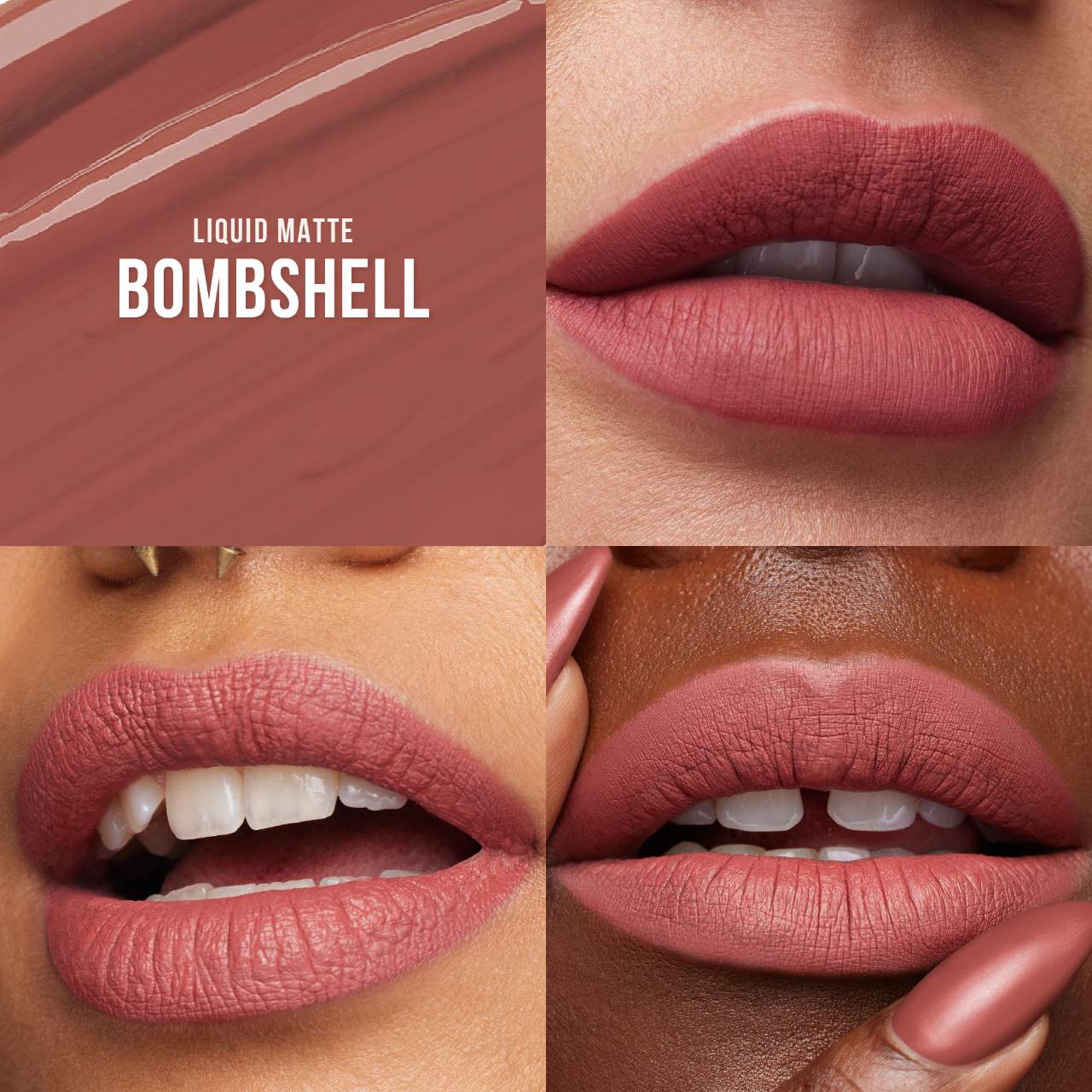 Bombshell Lip Liner and Liquid Lipstick Set  -Huda Beauty.