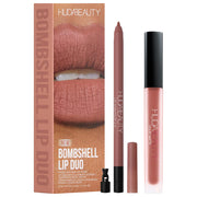 Bombshell Lip Liner and Liquid Lipstick Set  -Huda Beauty.