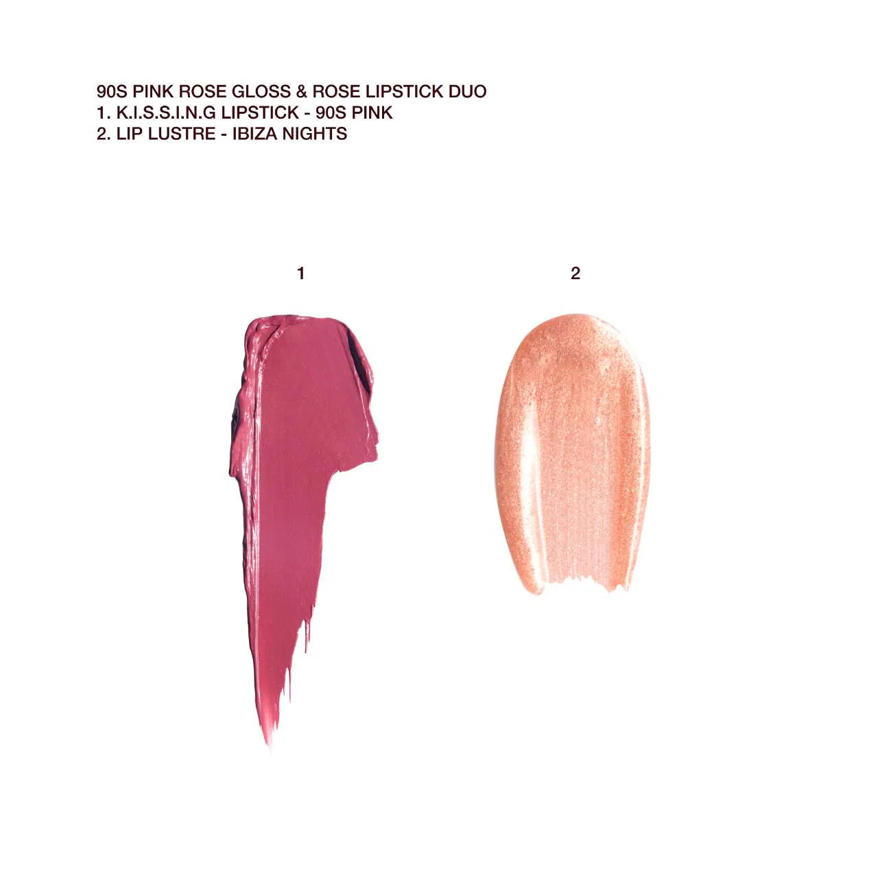 K.I.S.S.I.N.G Lipstick and Lip Gloss Duos /90's Pink - Charlotte Tilbury  PREVENTA.