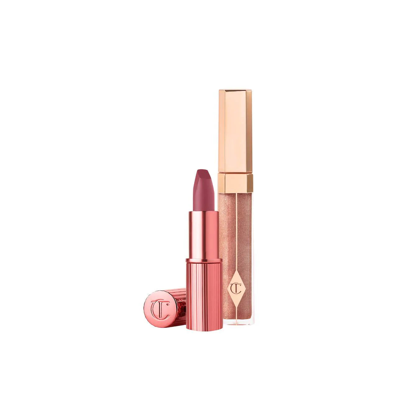 K.I.S.S.I.N.G Lipstick and Lip Gloss Duos /90's Pink - Charlotte Tilbury  PREVENTA.