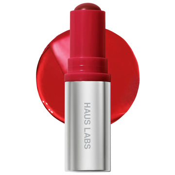 Color Fuse Longwear Hydrating Glassy Lip + Cheek Blush Balm Stick /Glassy Watermelon - HAUS LABS BY LADY GAGA.