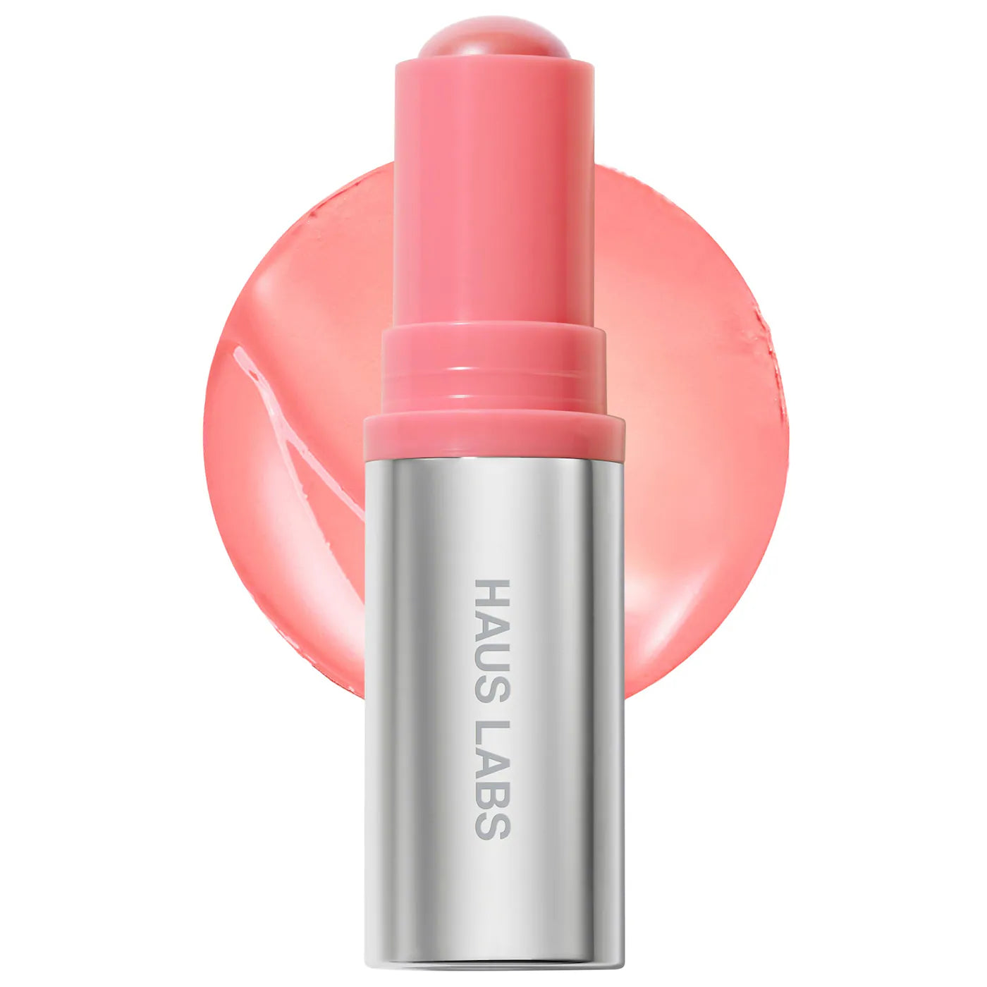 Color Fuse Longwear Hydrating Glassy Lip + Cheek Blush Balm Stick /Glassy Pomelo - HAUS LABS BY LADY GAGA.