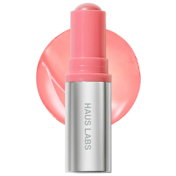 Color Fuse Longwear Hydrating Glassy Lip + Cheek Blush Balm Stick /Glassy Pomelo - HAUS LABS BY LADY GAGA.