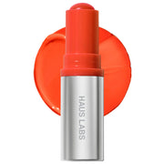 Color Fuse Longwear Hydrating Glassy Lip + Cheek Blush Balm Stick /Glassy Tangelo - HAUS LABS BY LADY GAGA.