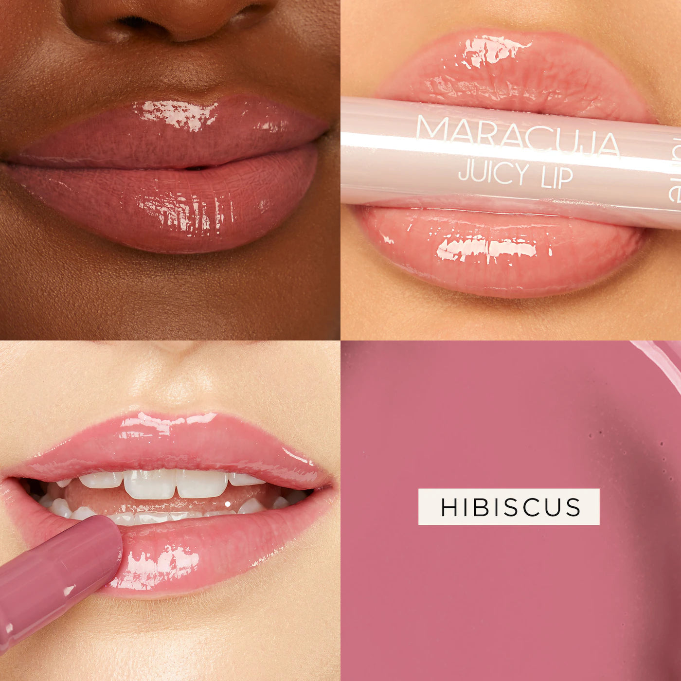 Maracuja juicy top hits lip duo / Hibiscus & Rose Shimmer Glass - Tarte.