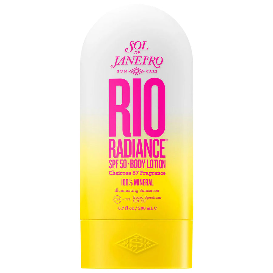 Rio Radiance™ SPF 50 Mineral Body Lotion Sunscreen with Niacinamide 200ml  - Sol de Janeiro.