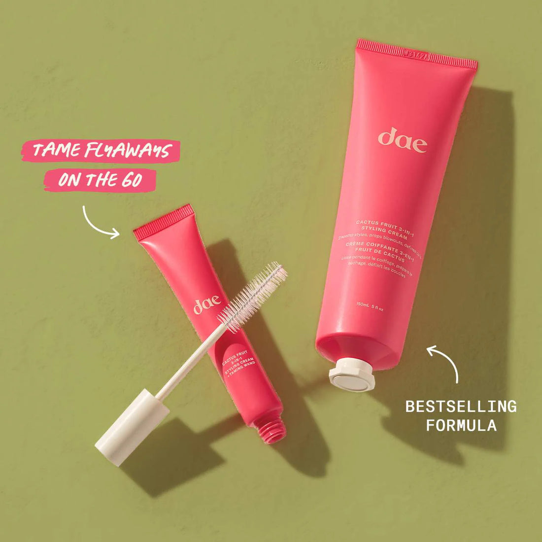 Cactus Fruit 3-in-1 Styling Cream with Taming Wand - DAE.