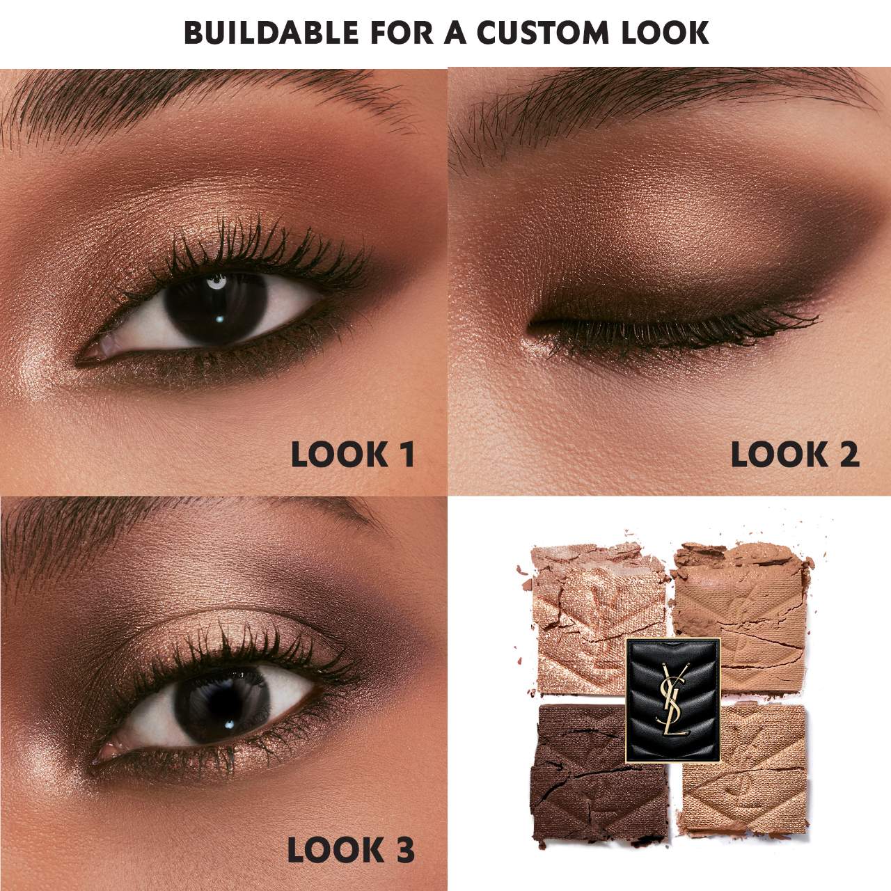 Couture Mini Clutch Eyeshadow Palette/ 710 Over Brun - Yves Saint Laurent.