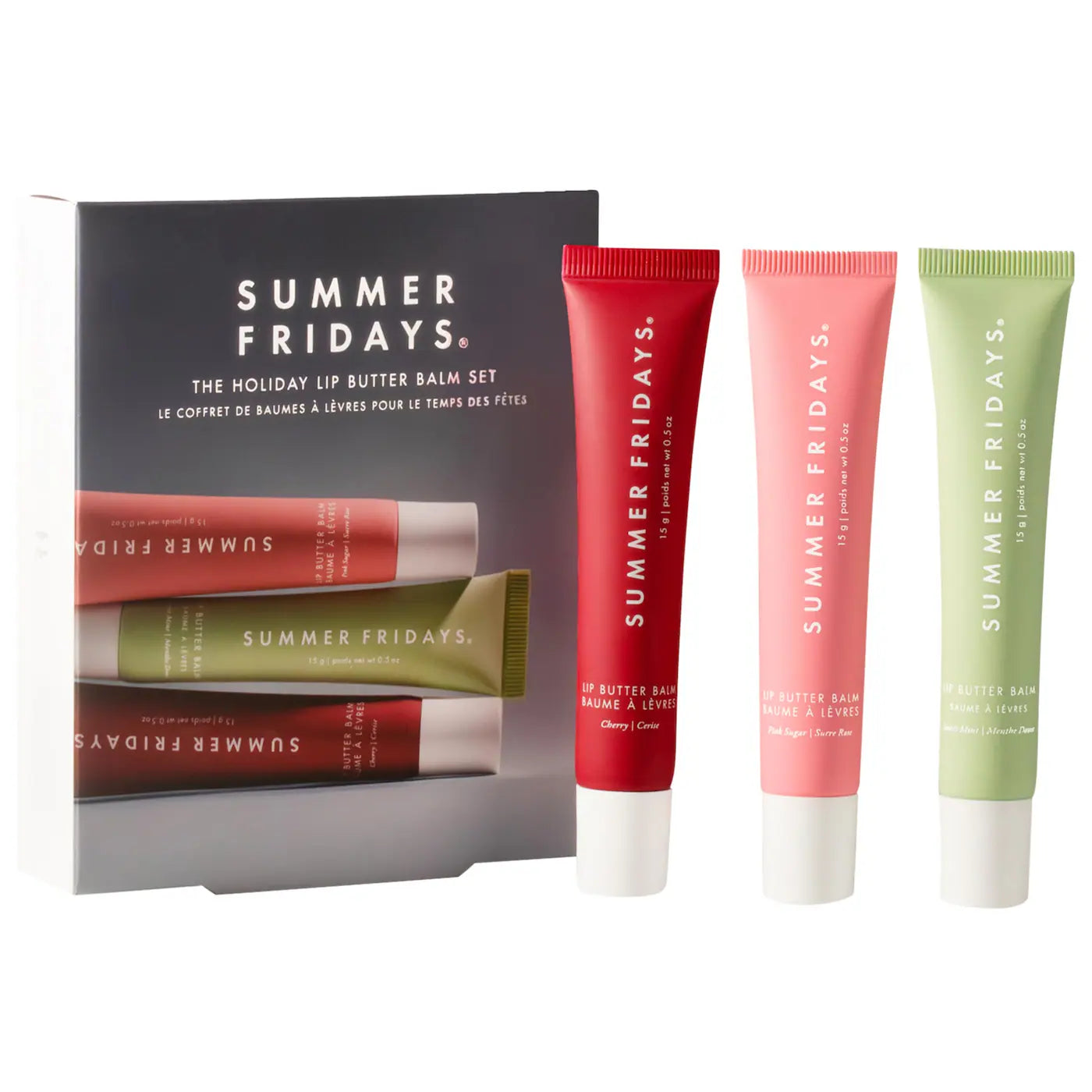 The Holiday Lip Butter Balm Set - Summer Fridays.