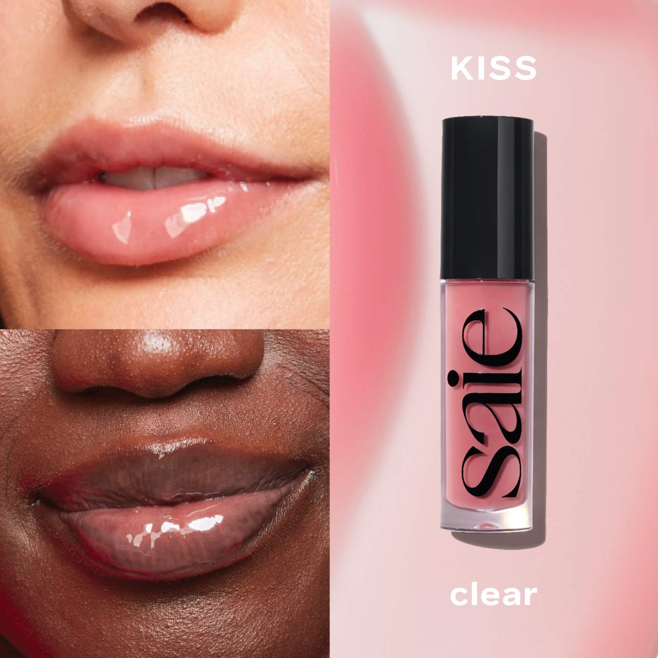 Glossybounce Lip Gloss Oil Duo - Saie.