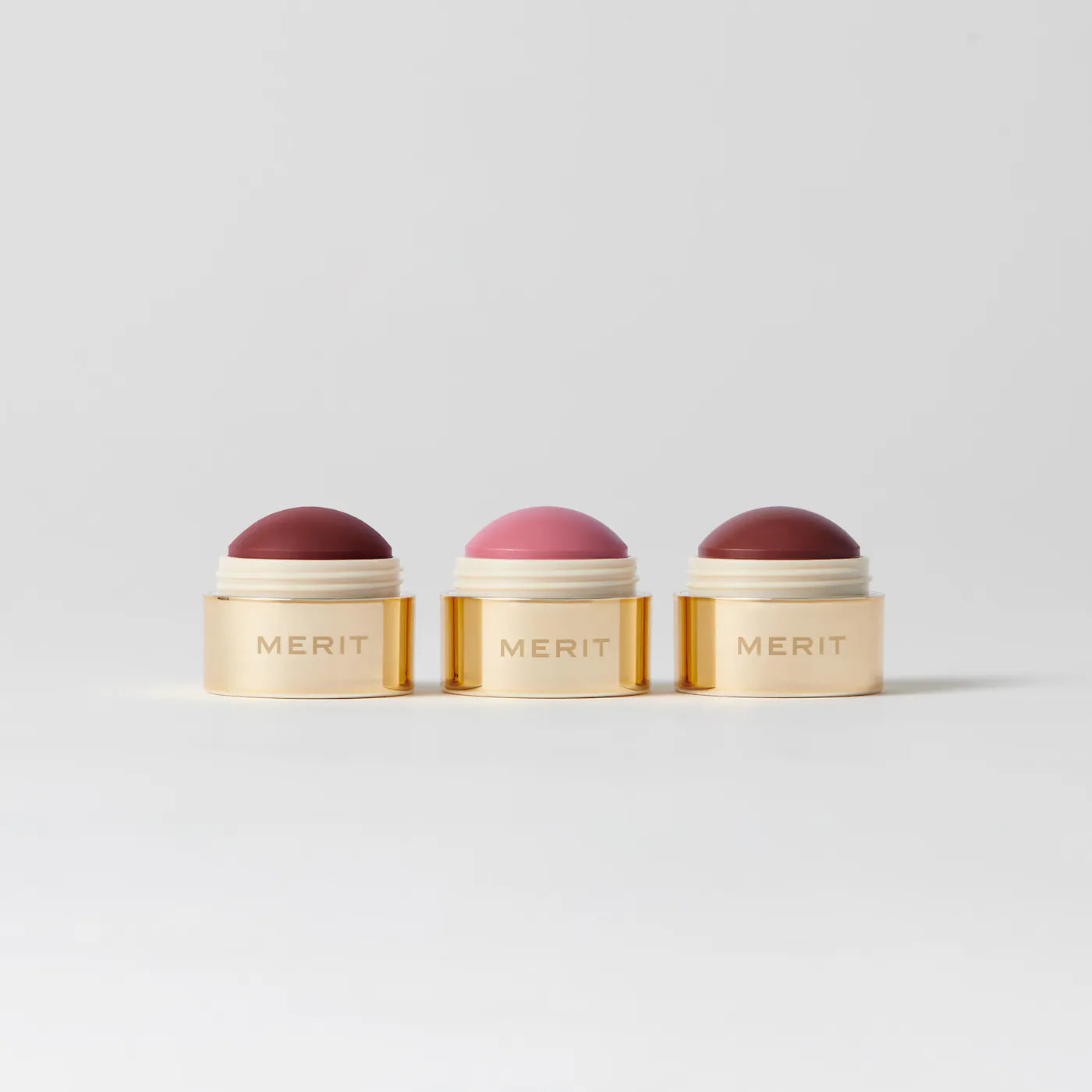 Mini Flush Balm Cream Blush Trio Set  - Merit.