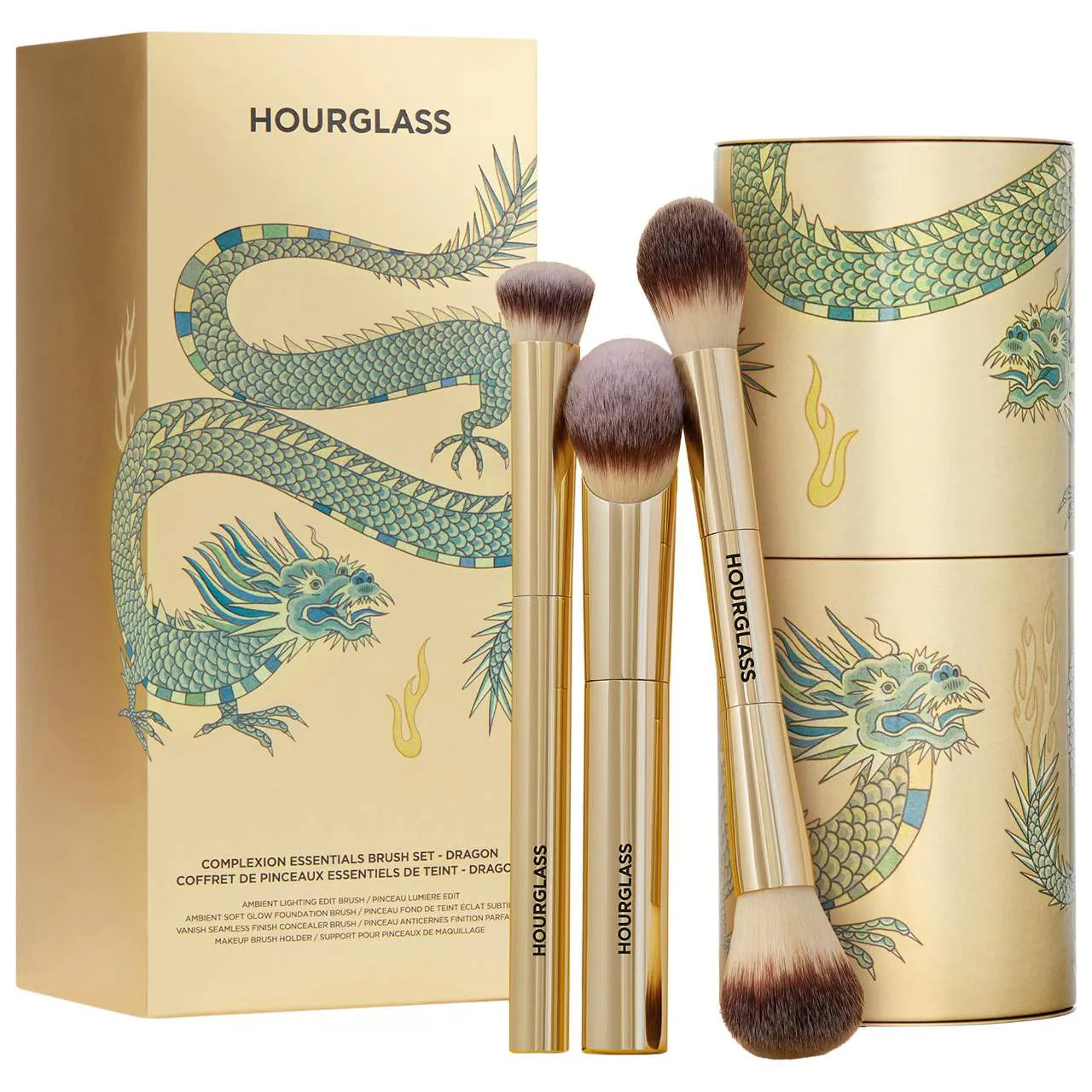 Complexion Essentials Brush Set Dragon- Hourglass