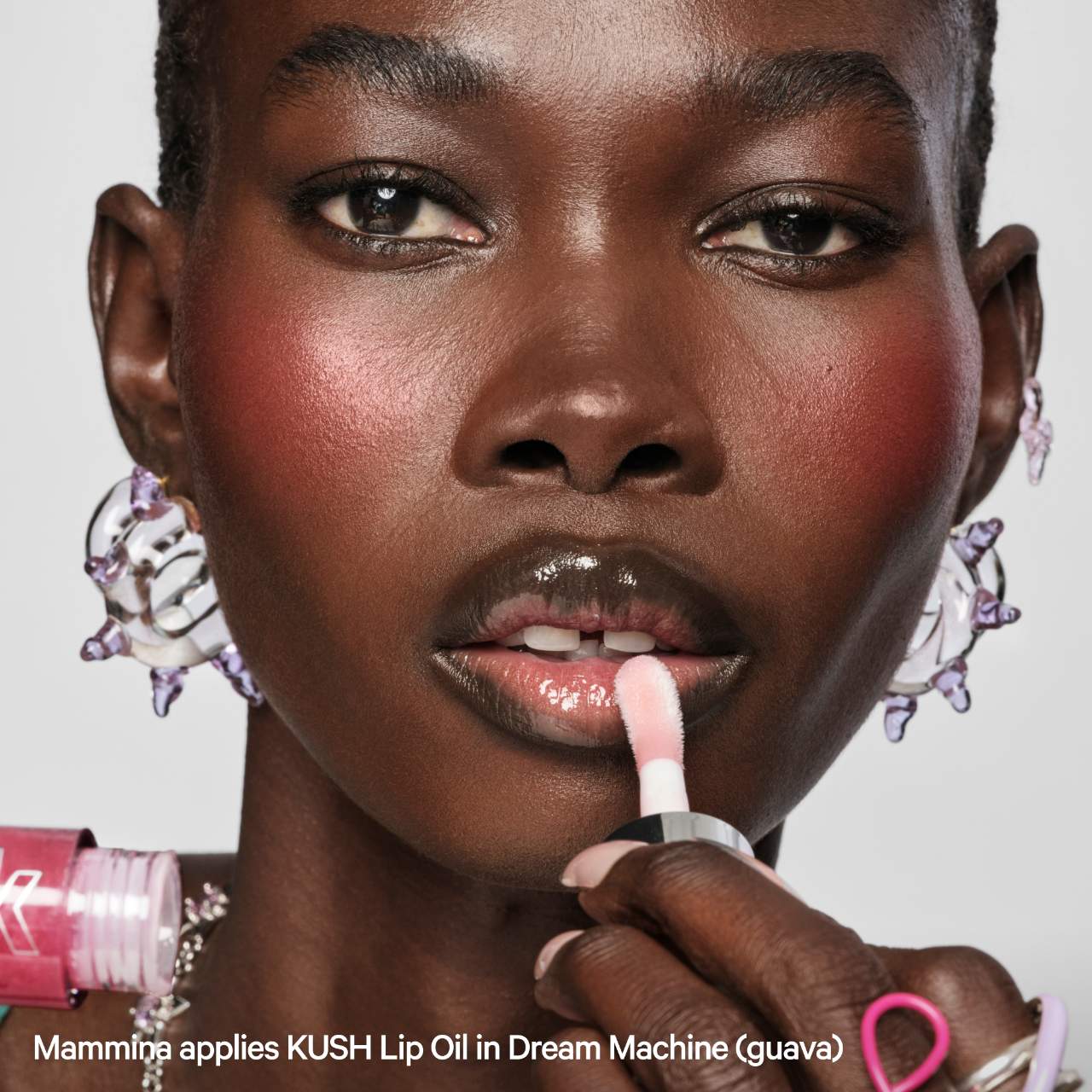 KUSH Best Buds Hydrating Lip Oil Duo Set  - Milk Makeup