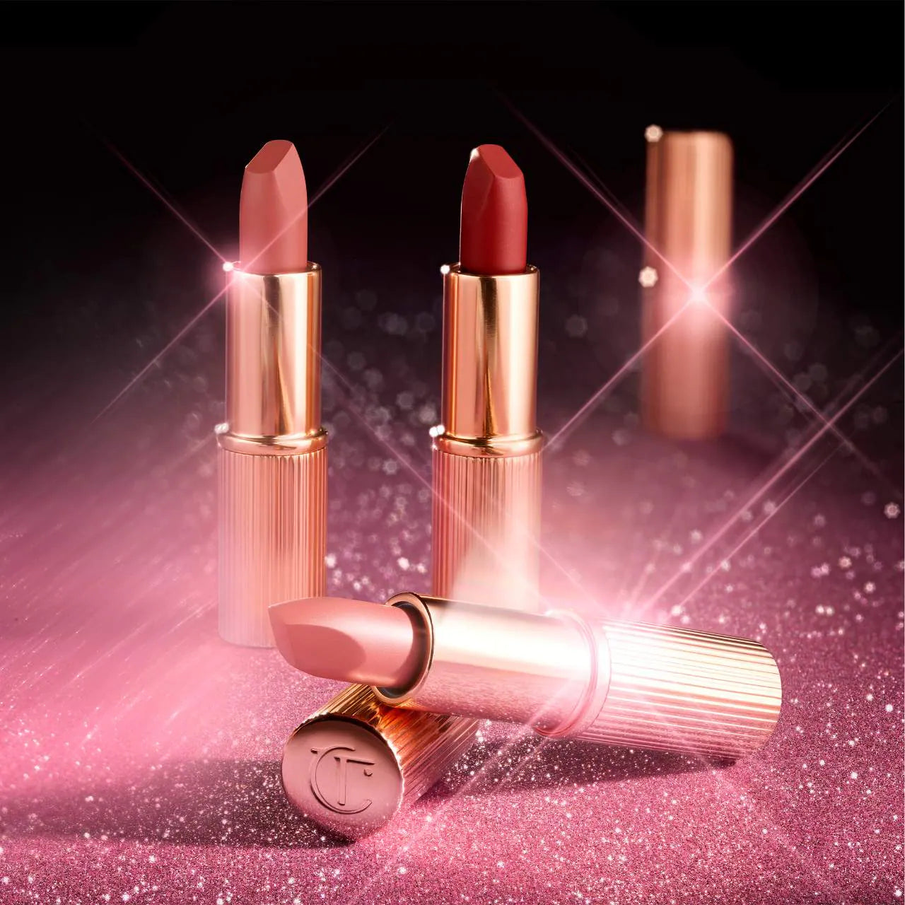 Mini Iconic Hollywood Lipstick Trio Set - Charlotte Tilbury.