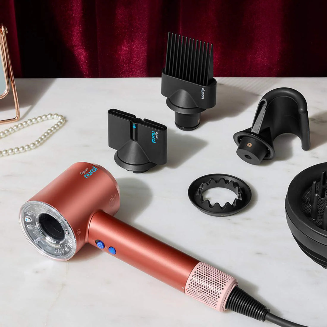 Special Edition Supersonic Nural™ Hair Dryer in Strawberry Bronze Dyson- PREVENTA