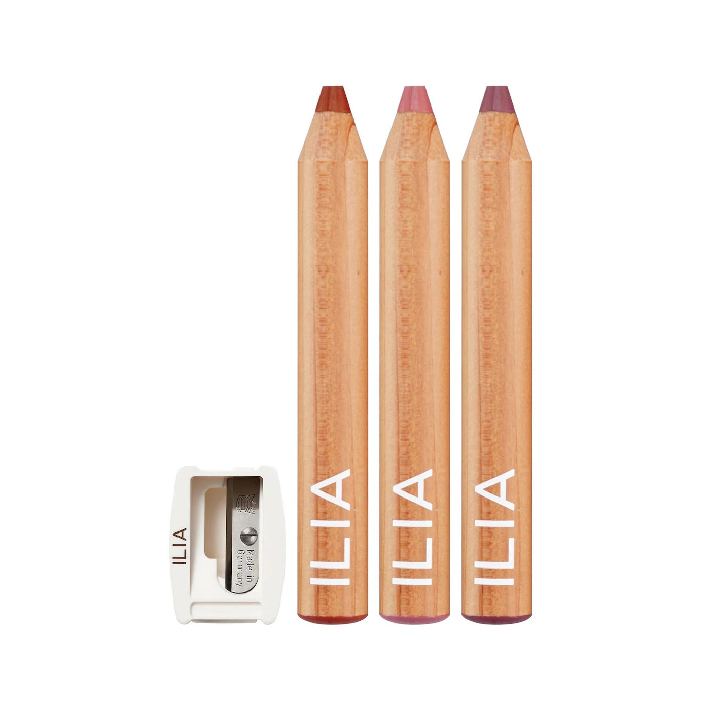 Mini Lip Sketch Trio Long-Wear Lipstick + Lipliner Crayons - Saint  - ILIA